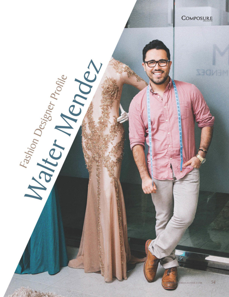 Fashion Designer Walter Mendez