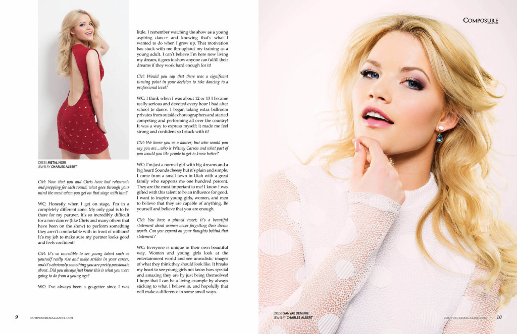 Witney Carson for Composure Magazine
