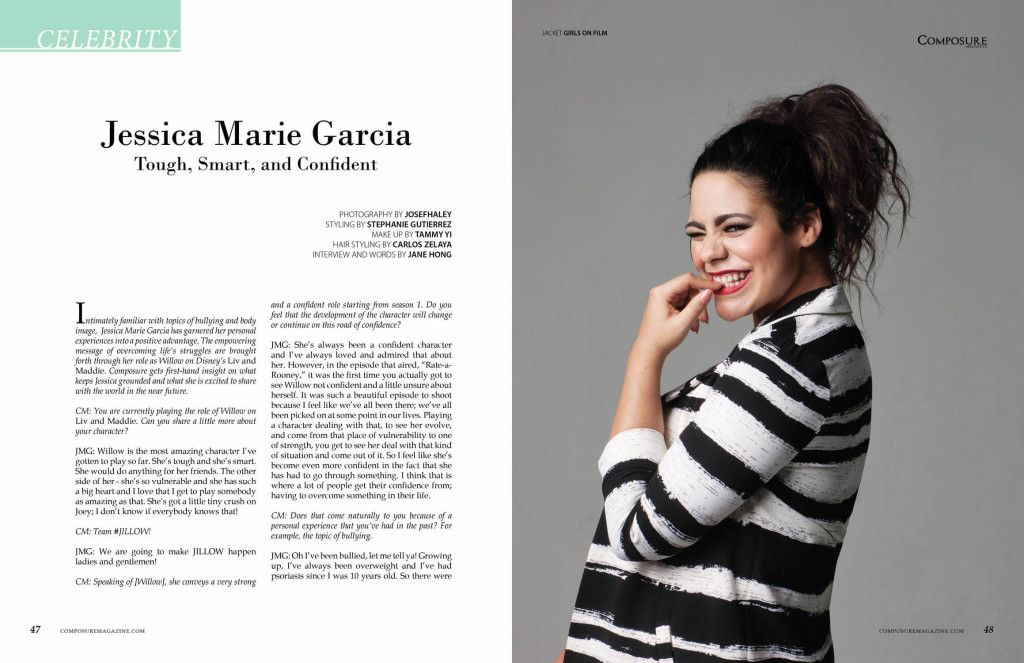 Actress Jessica Marie Garcia for Composure Magazine