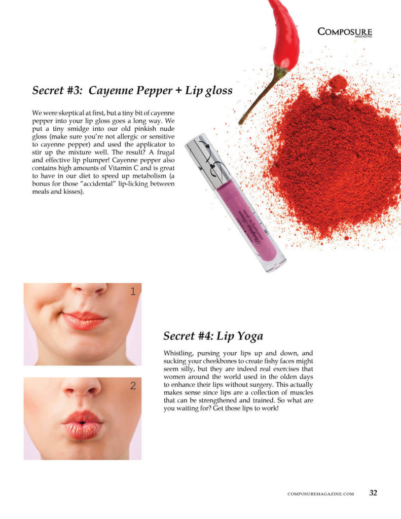 Composure Beauty: Juicy Lips, Naturally!