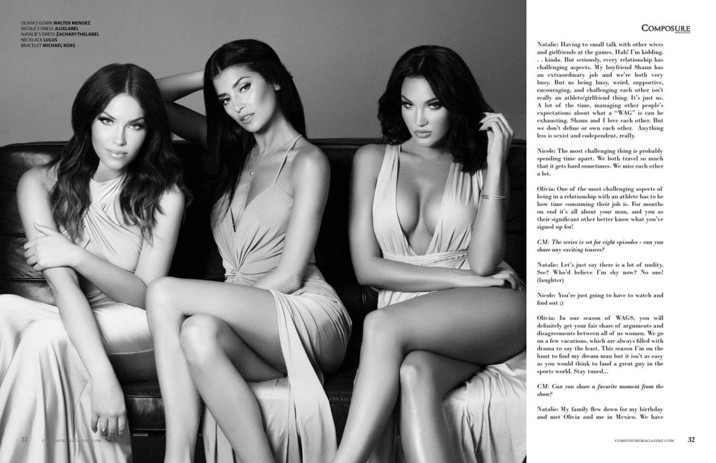 Natalie Halcro, Nicole Williams, and Olivia Pierson