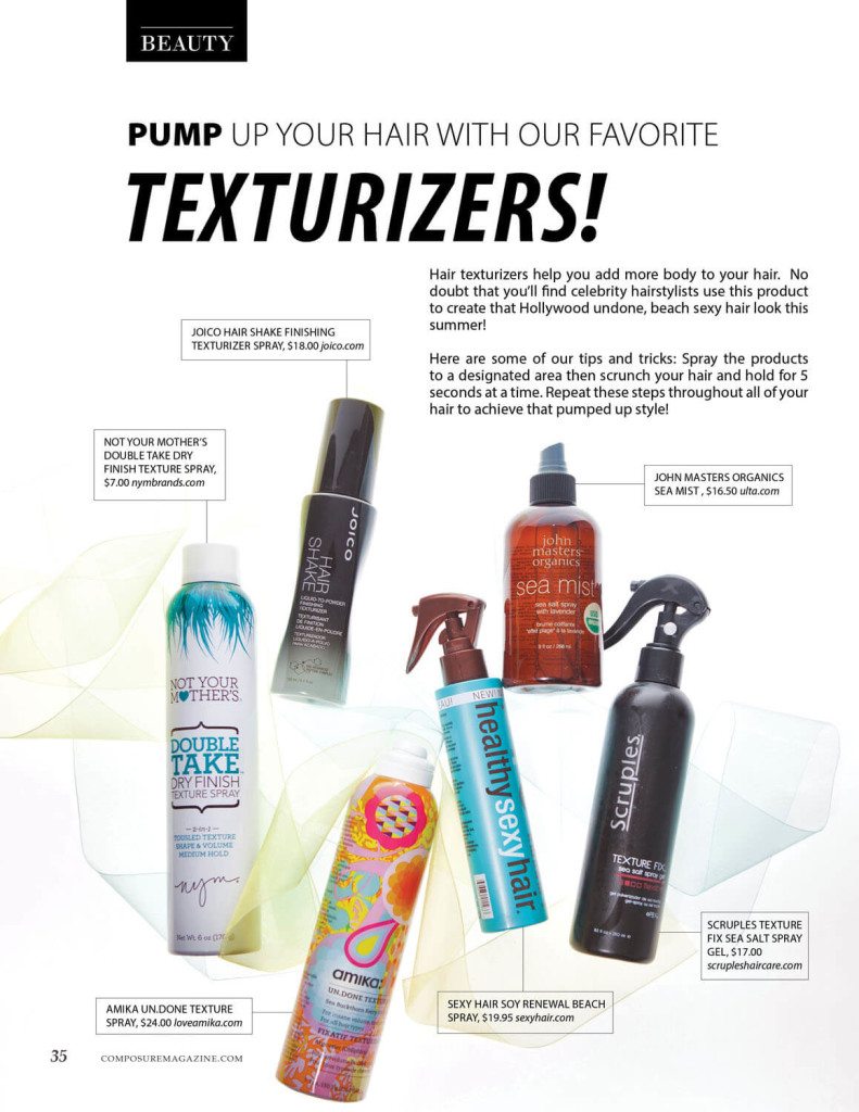 Pump up your hair with our favorite TEXTURIZERS!