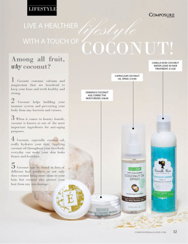 Live a healthier lifestyle with a touch of Coconut!