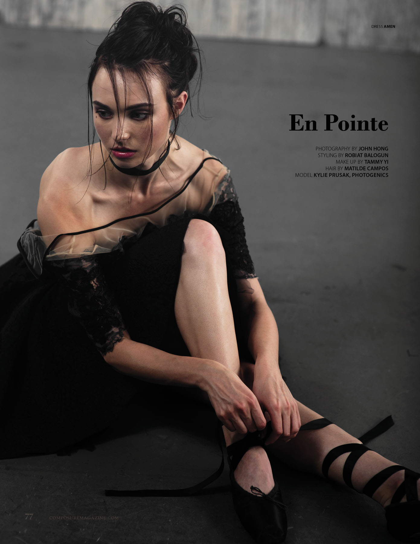 Fashion Editorial by photographer John Hong with model Kylie Prusak