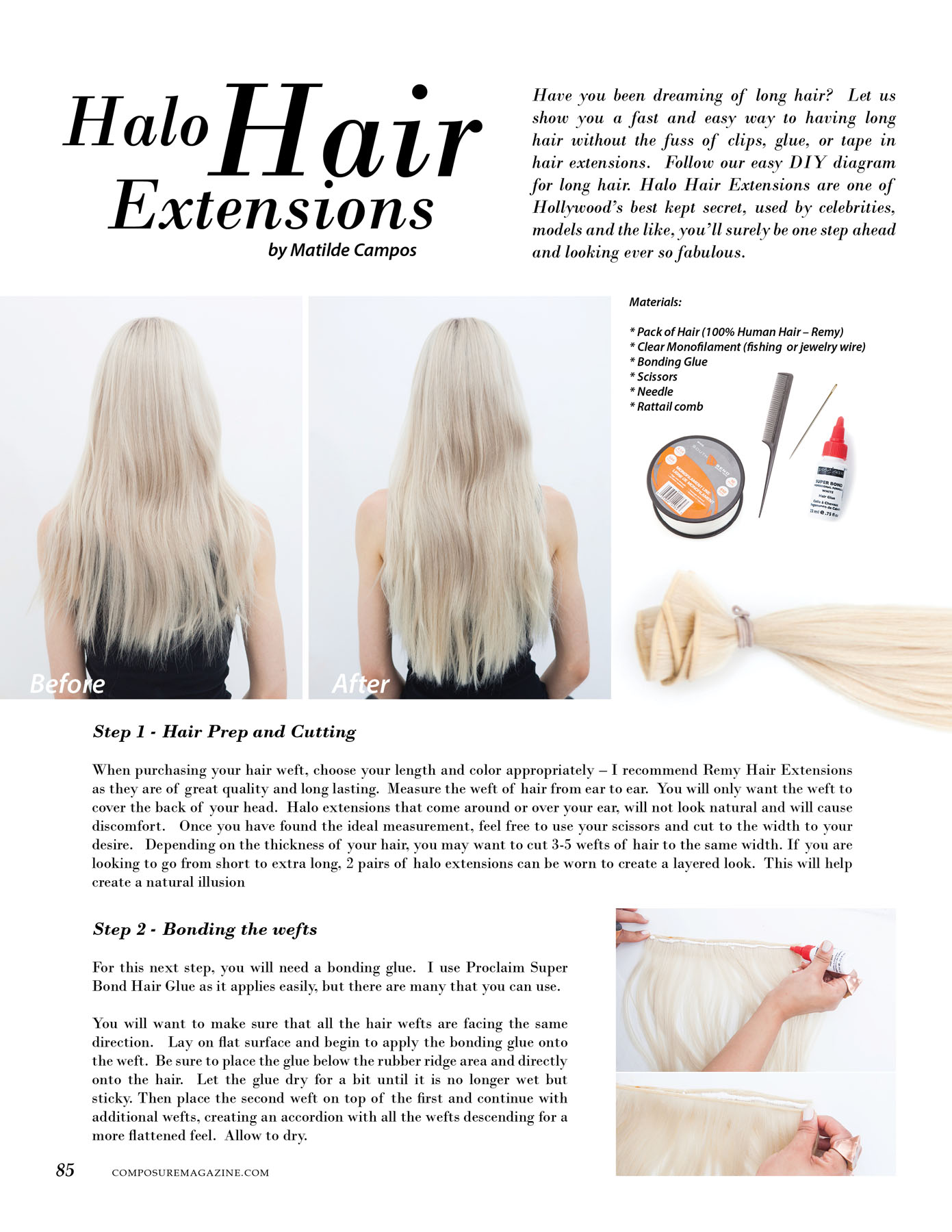 Beauty Halo Hair Extensions Composure Magazine