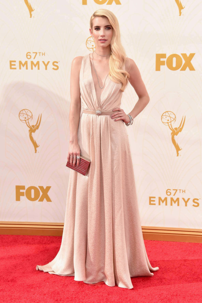 Emma Roberts Emmys red carpet
