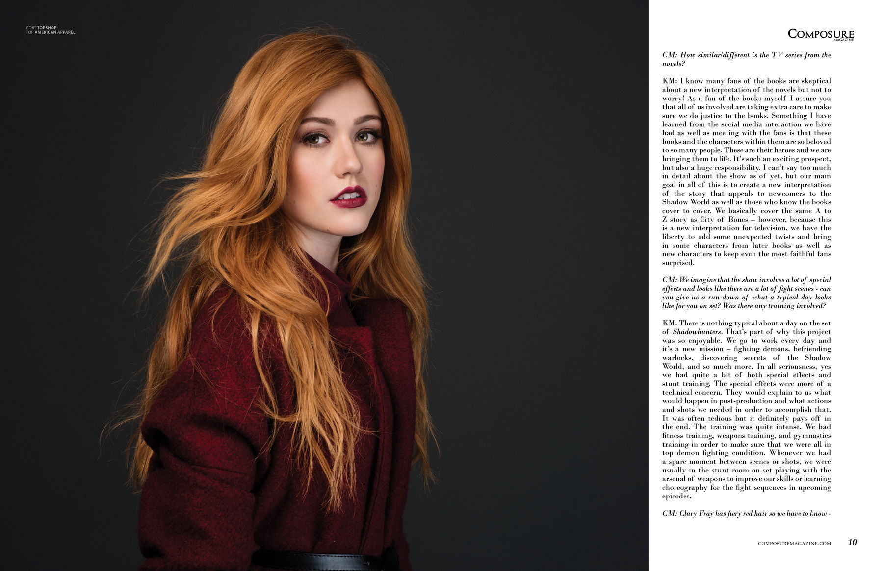 Regn Besiddelse torsdag Katherine McNamara – Composure Magazine