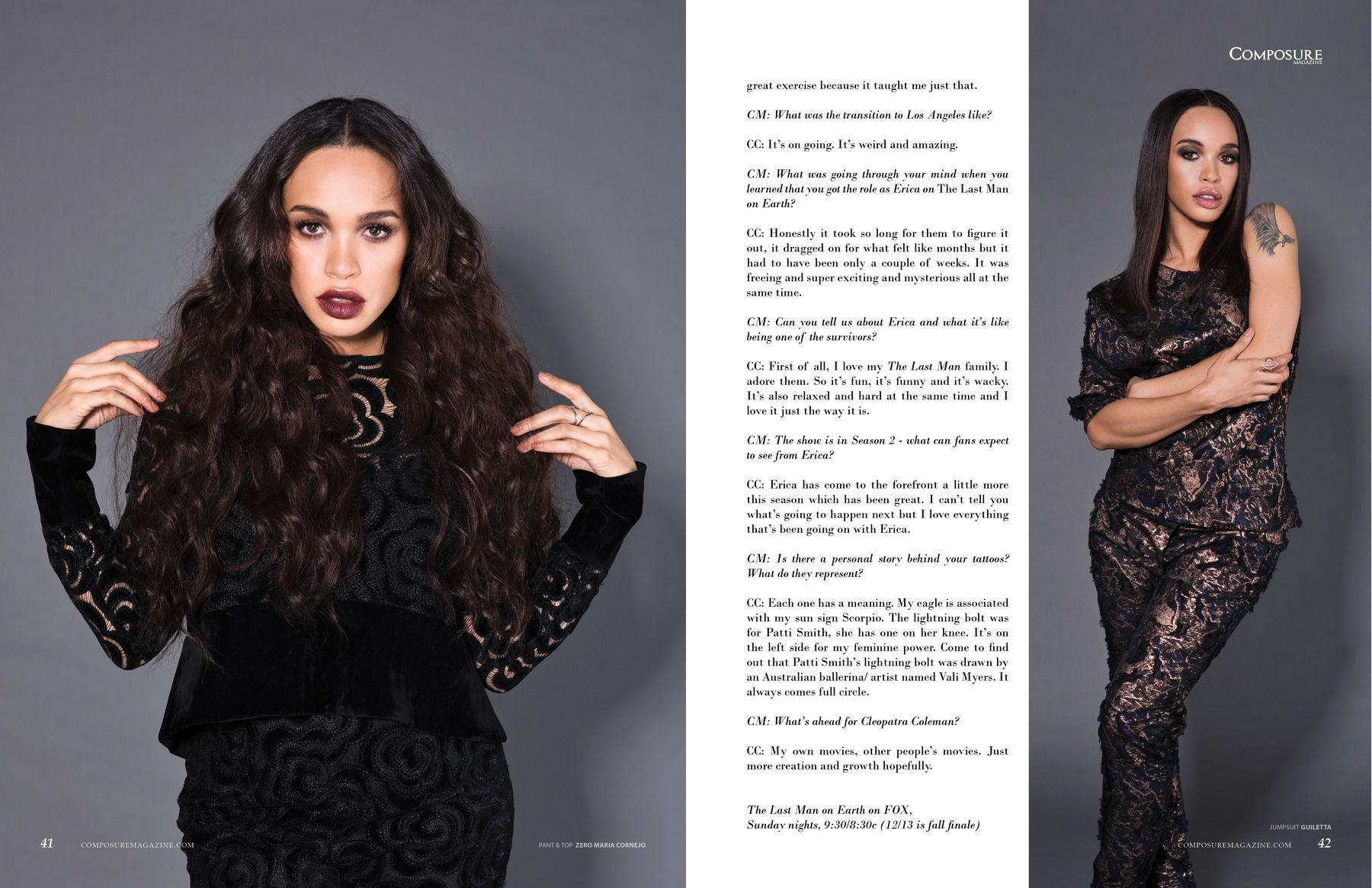 Cleopatra Coleman Composure Magazine