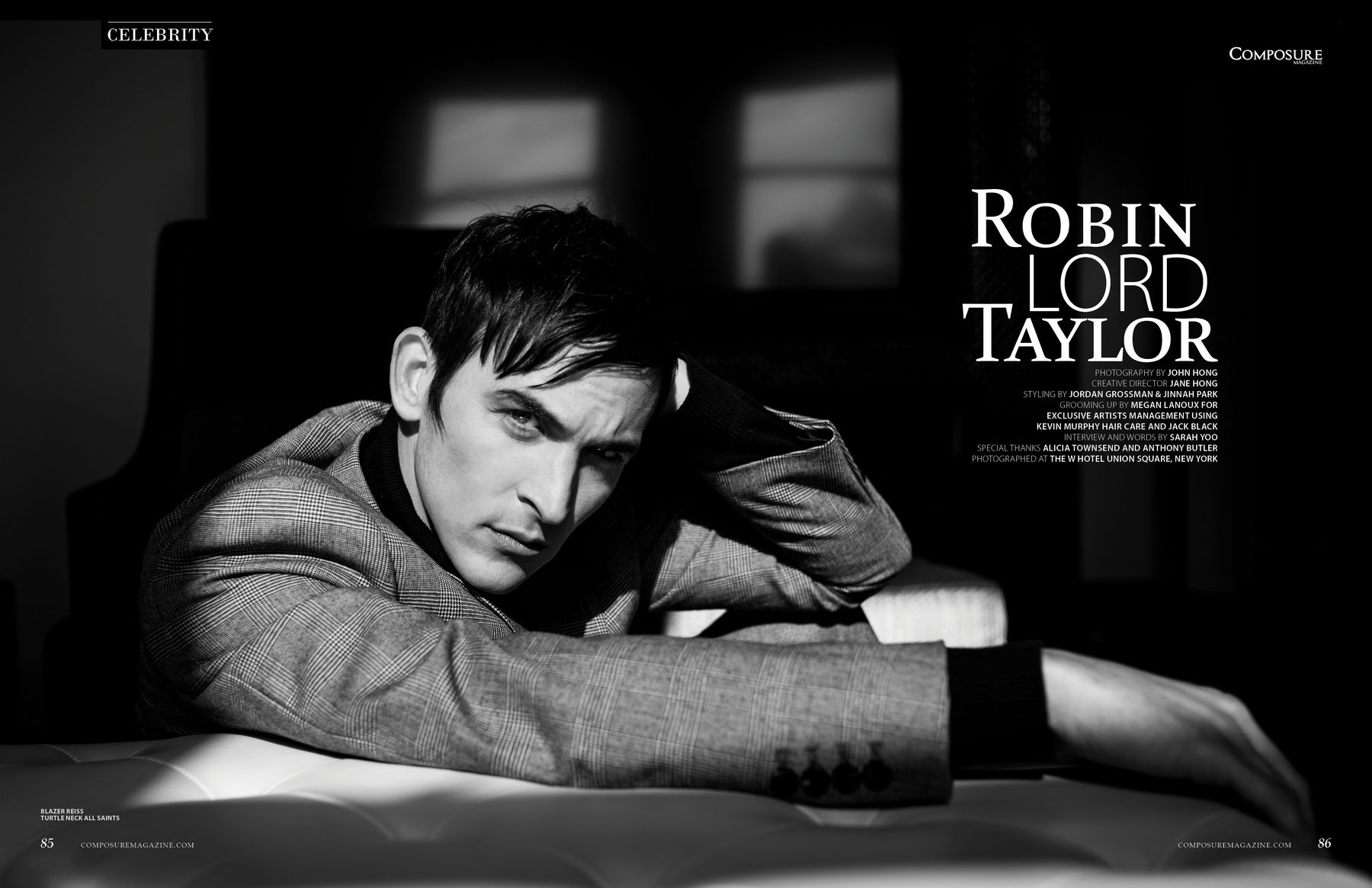 Robin Lord Taylor aka The Penguin for Rogue Magazine Issue #3