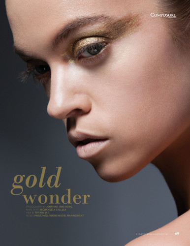 Beauty Editorial "Gold Wonder"