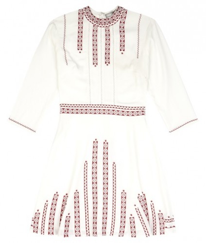 asos badlands embroidered dress