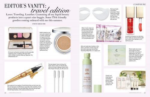 Beauty Editor's Vanity: Travel Edition