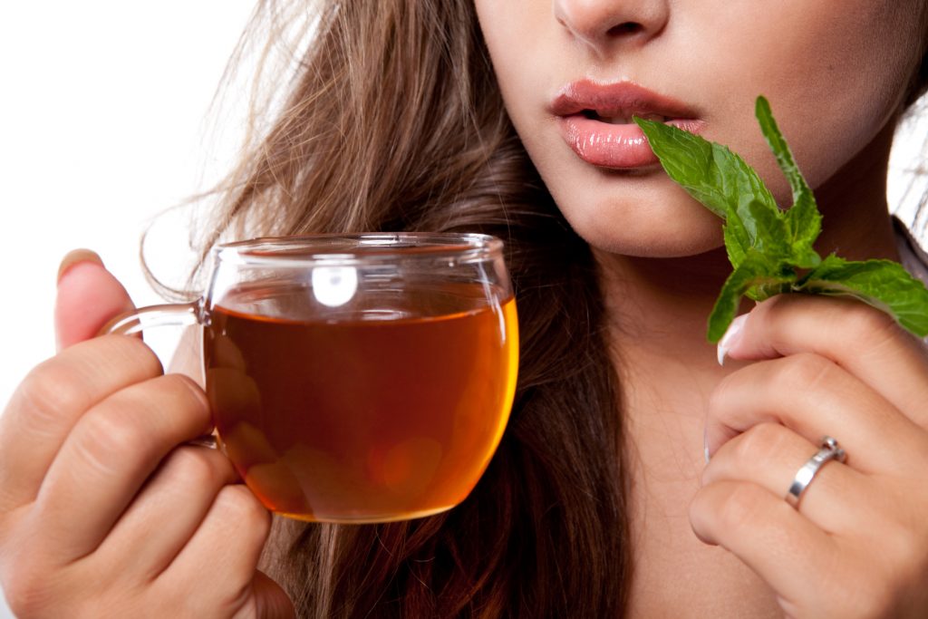 beauty supplements spearmint tea for acne